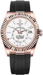 Rolex Sky-Dweller 326235W Rose gold White