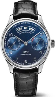 IWC Portugieser IW503502 Stainless steel Blue