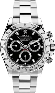 Rolex Daytona P116520B Stainless steel Black