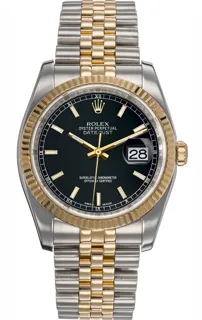 Rolex Datejust P116233BIJ Stainless steel Black