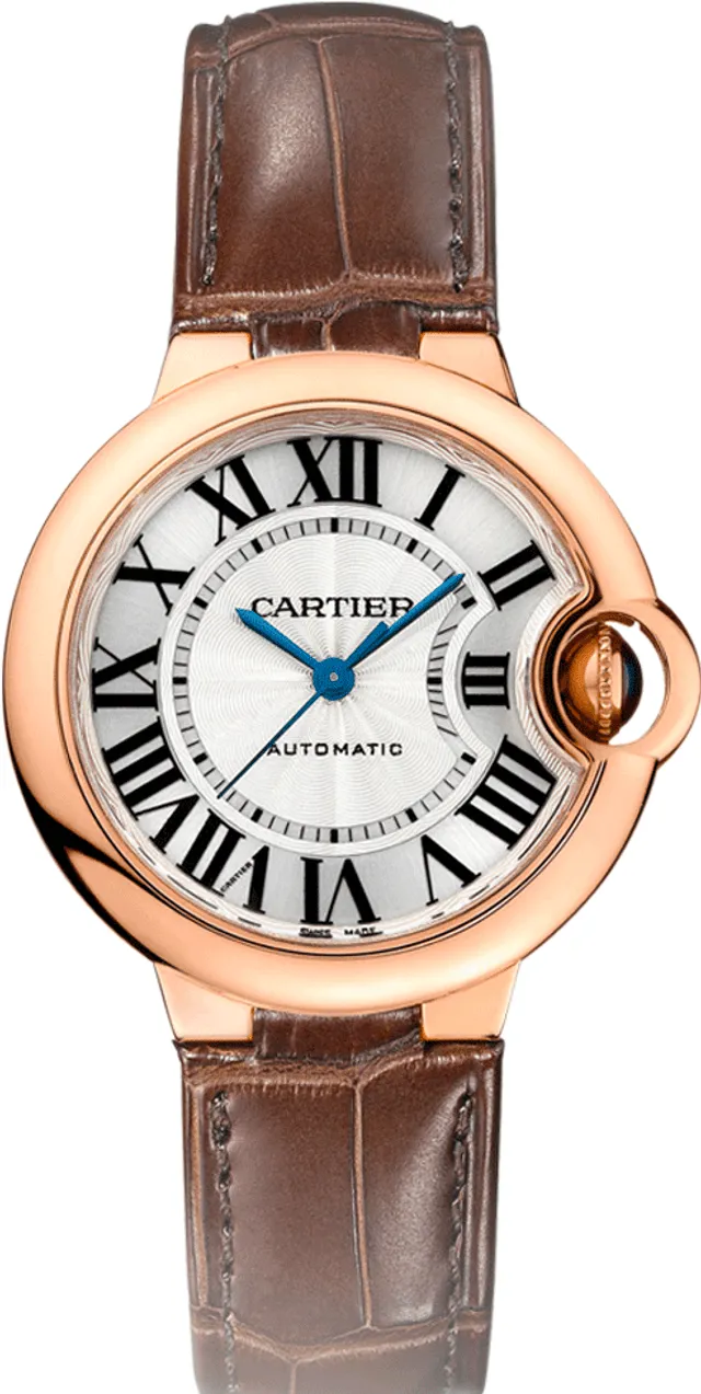 Cartier Ballon Bleu de Cartier W6920097 33mm Rose gold White