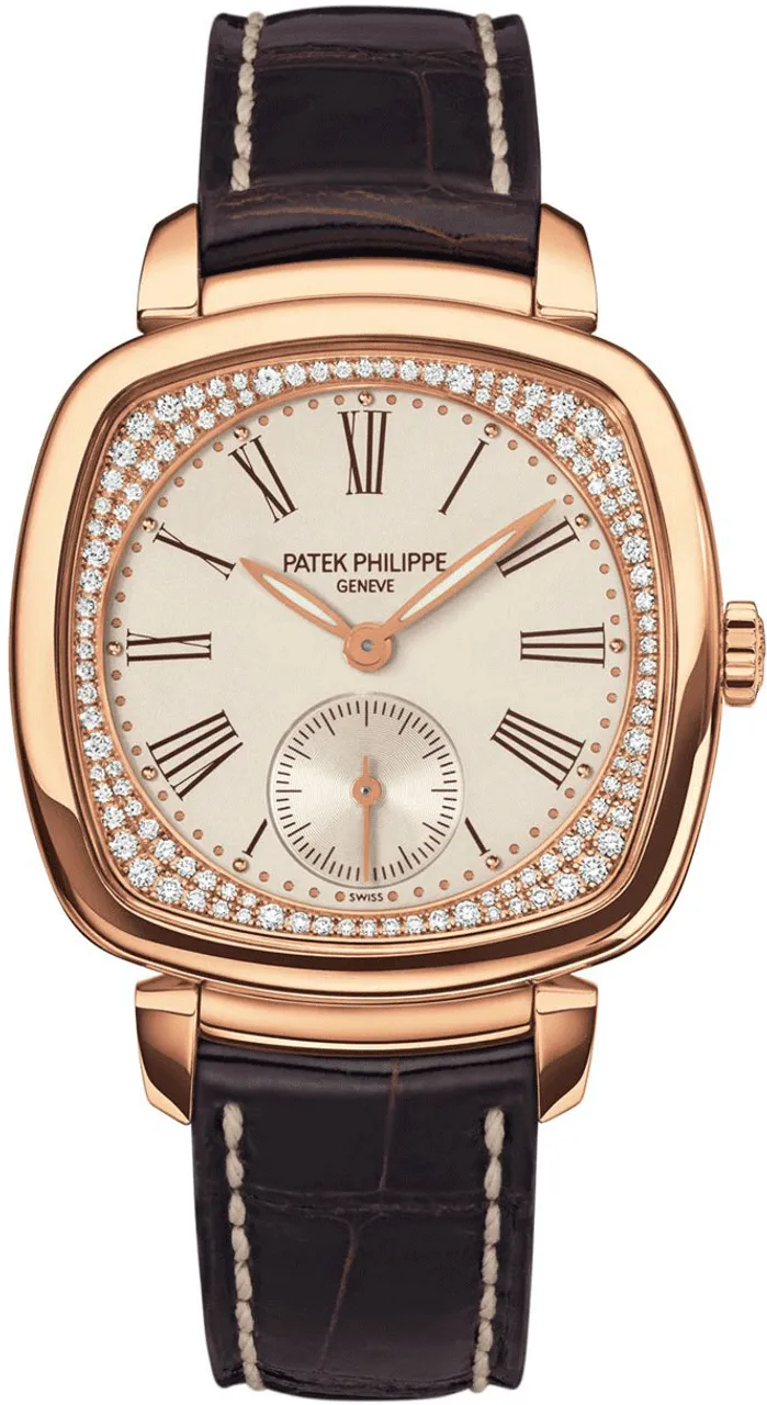 Patek Philippe Gondolo 7041R-001 30mm Rose gold and 18k rose gold Cream