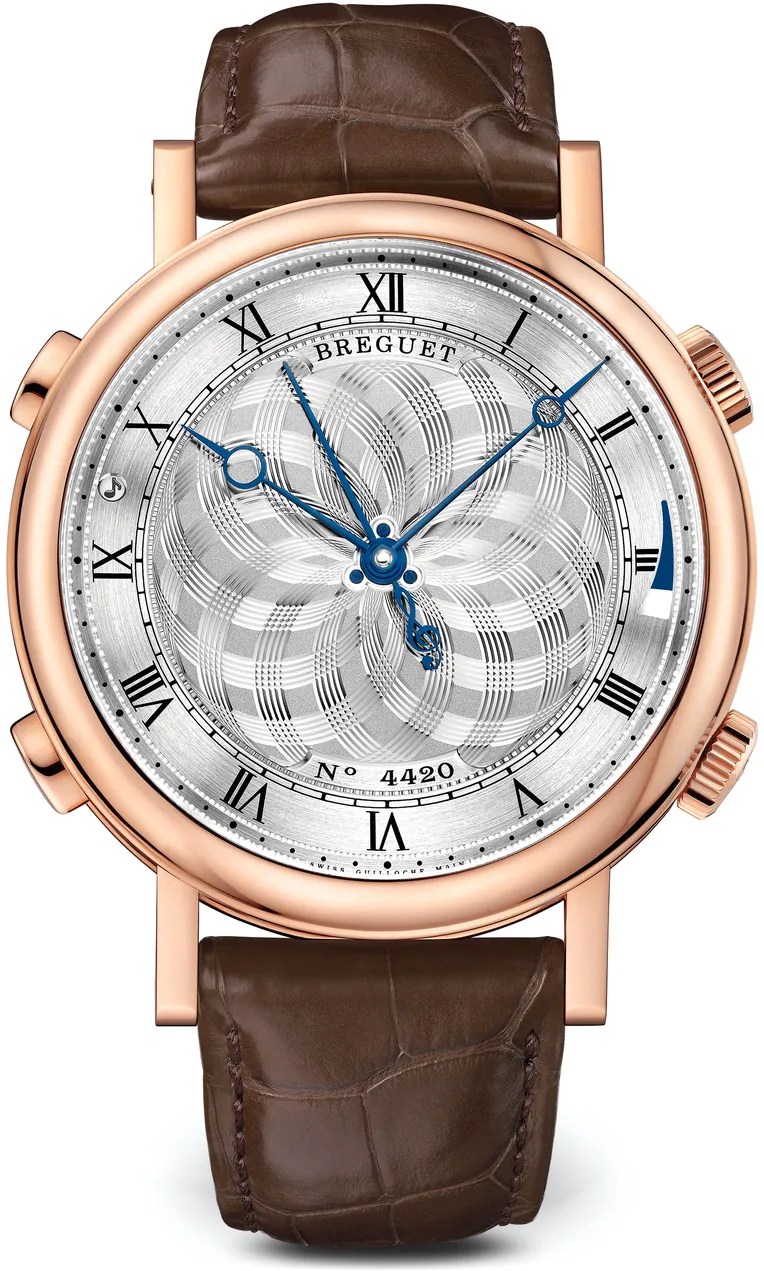 Breguet Classique 7800BR/AA/9YV 02 48mm Rose gold and 18k rose gold Silver