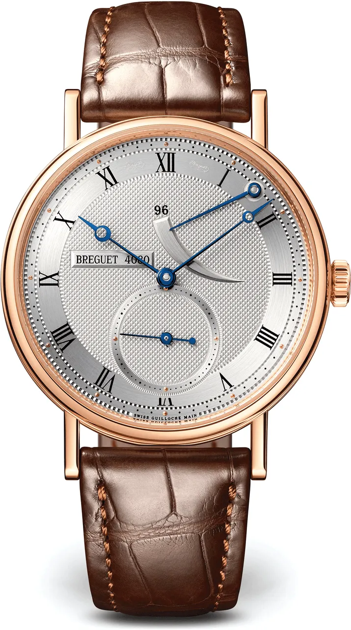 Breguet Classique 5277BR/12/9V6 39mm Rose gold and 18k rose gold Silver