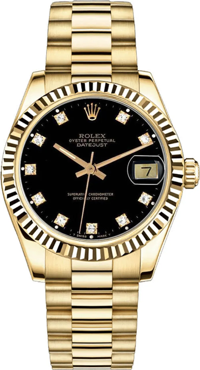 Rolex President P68278BDF 31mm Yellow gold and 18k yellow gold