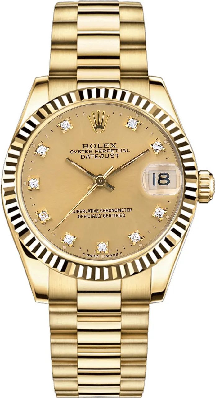 Rolex President P68278CDF 31mm Yellow gold and 18k yellow gold