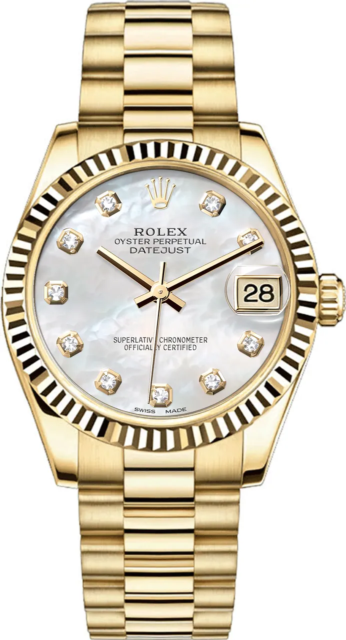 Rolex President P68278MOPDF 31mm Yellow gold and 18k yellow gold