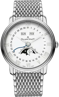 Blancpain Villeret 6654-1127-MMB Stainless steel White