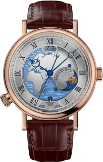 Breguet Classique 5717br/eu/9zu Rose gold Blue and Silver