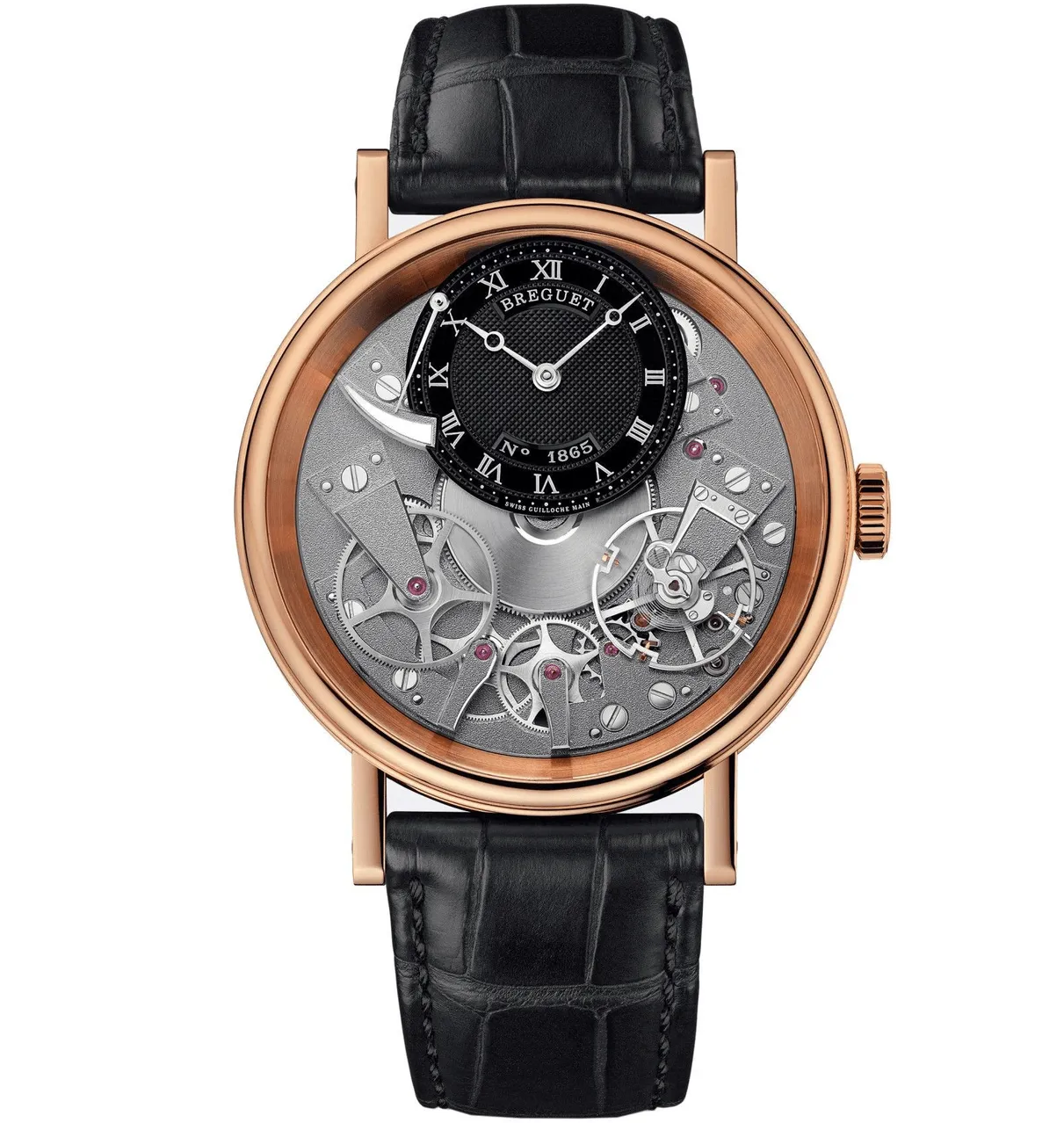 Breguet Tradition 7057br/g9/9w6 40mm Rose gold and 18k rose gold Black and Gray