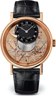 Breguet Tradition 7057br/r9/9w6 Rose gold Black and Golden