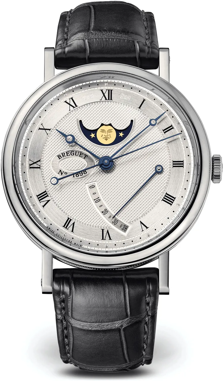 Breguet Classique 7787BB/12/9V6 39mm White gold and 18k white gold Silver