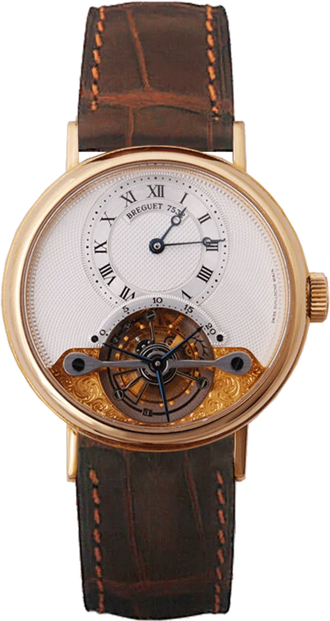 Breguet Classique 3357BA/12/986 36mm Rose gold and 18k rose gold Silver