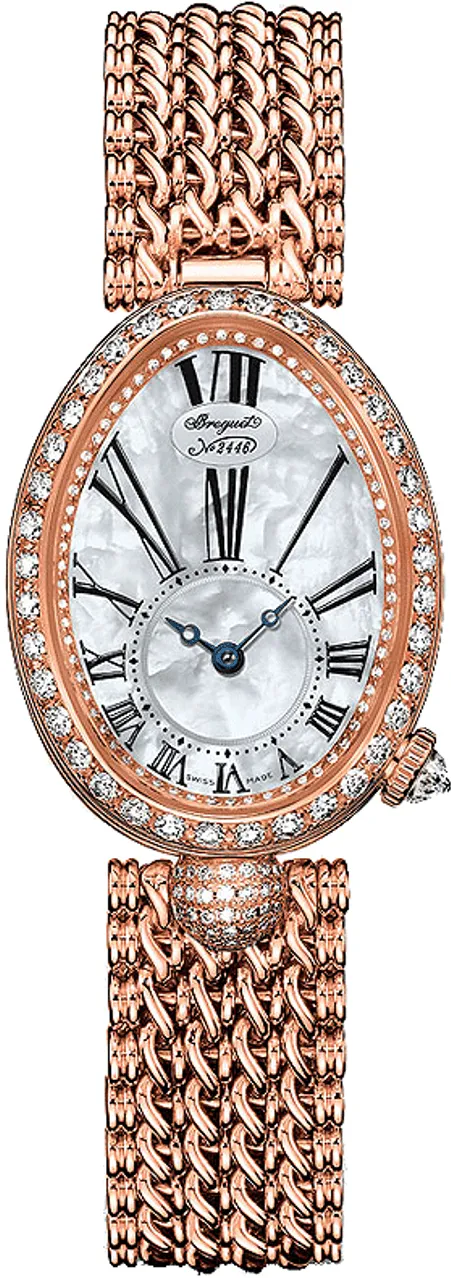 Breguet Reine de Naples 8928BR/51/J20/DD00 33mm Rose gold White