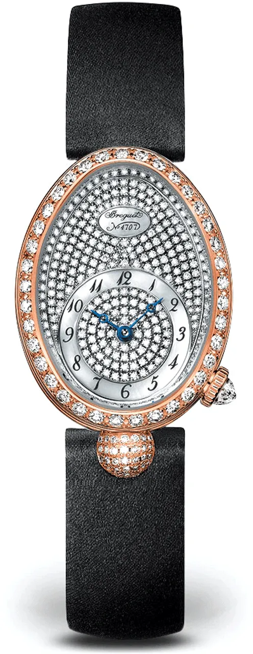 Breguet Reine de Naples 8928BR/8D/844.DD0D 33mm Rose gold and Diamond and 18k rose gold Diamond