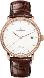 Blancpain Villeret 6223-2987-55b Rose gold White