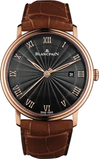 Blancpain Villeret 6651-3630-55B Rose gold Black