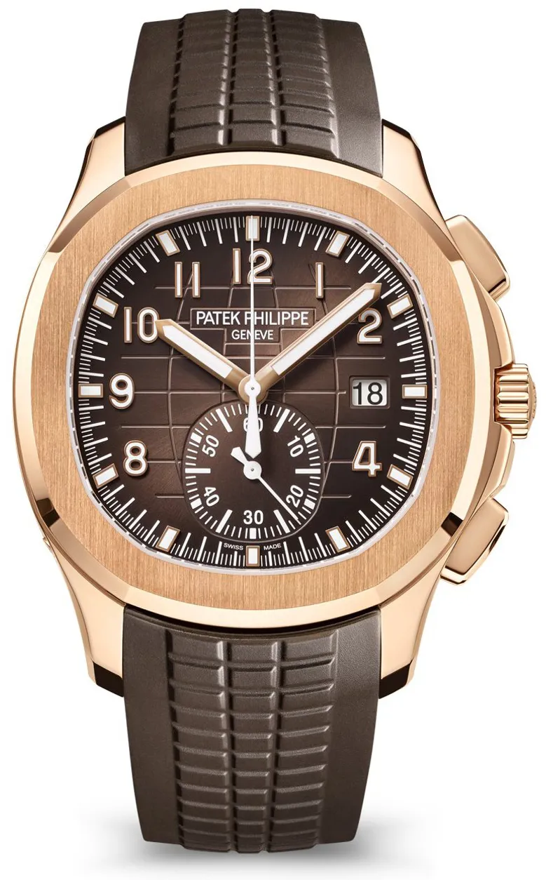 Patek Philippe Aquanaut 5968R-001 42mm Rose gold and 18k rose gold Brown