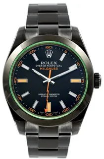 Rolex Milgauss 116400GVDLC Stainless steel and PVD Black