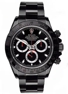 Rolex Daytona 116520DLC Stainless steel and PVD Black