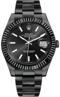 Rolex Datejust 126334DLC Stainless steel and PVD Black