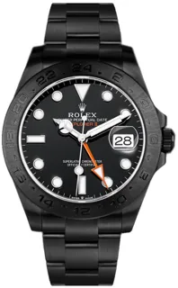 Rolex Explorer II 226570DLC Stainless steel and PVD Black