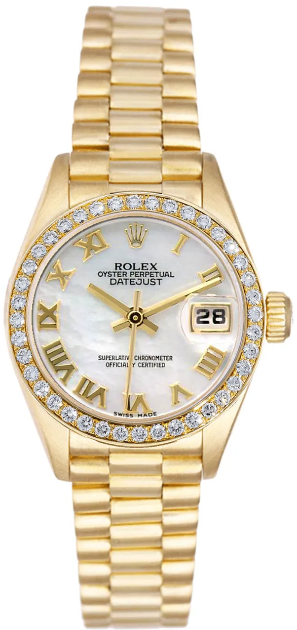 Rolex President P69138MOPR 26mm Yellow gold and 18k yellow gold