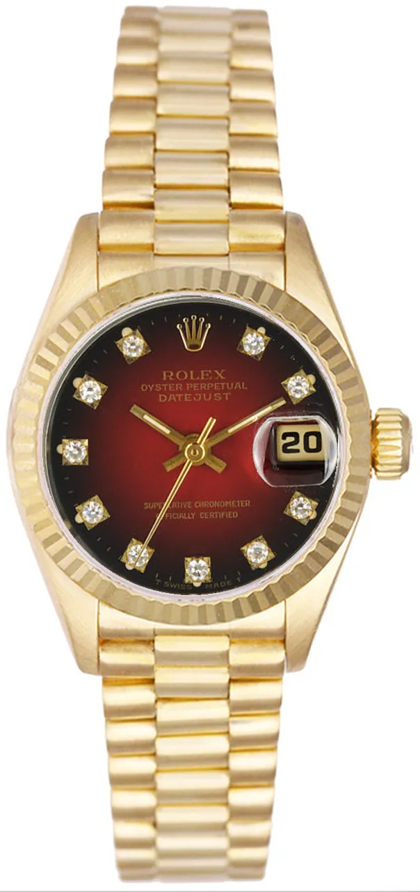 Rolex President P69178RD 26mm Yellow gold and 18k yellow gold