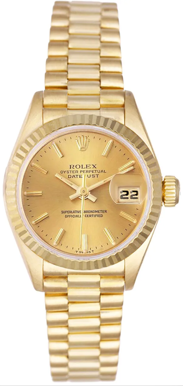 Rolex President P69178CX 26mm Yellow gold and 18k yellow gold Champagne