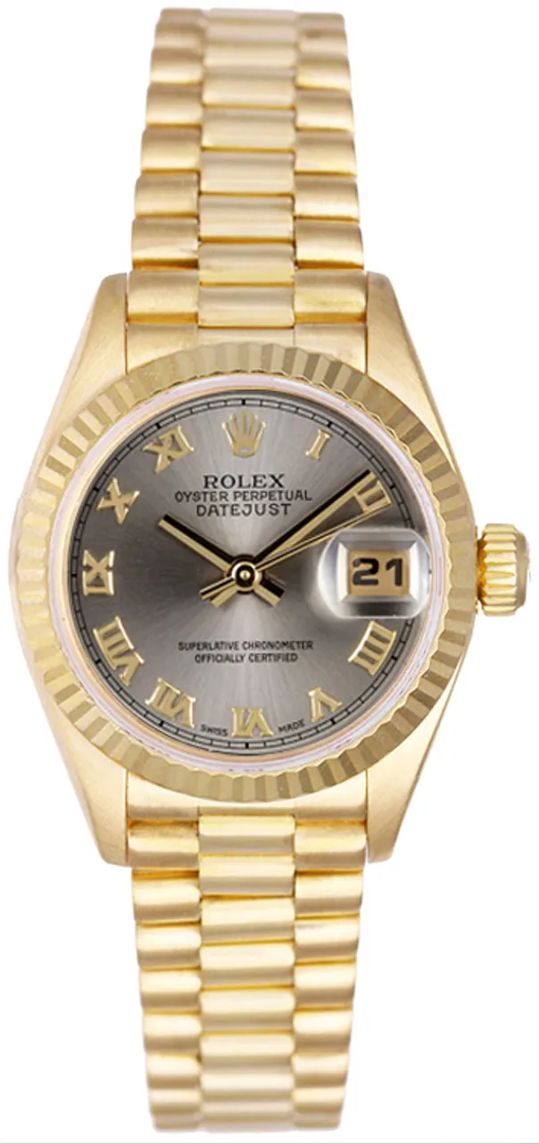 Rolex President P69178SR 26mm Yellow gold and 18k yellow gold Silver