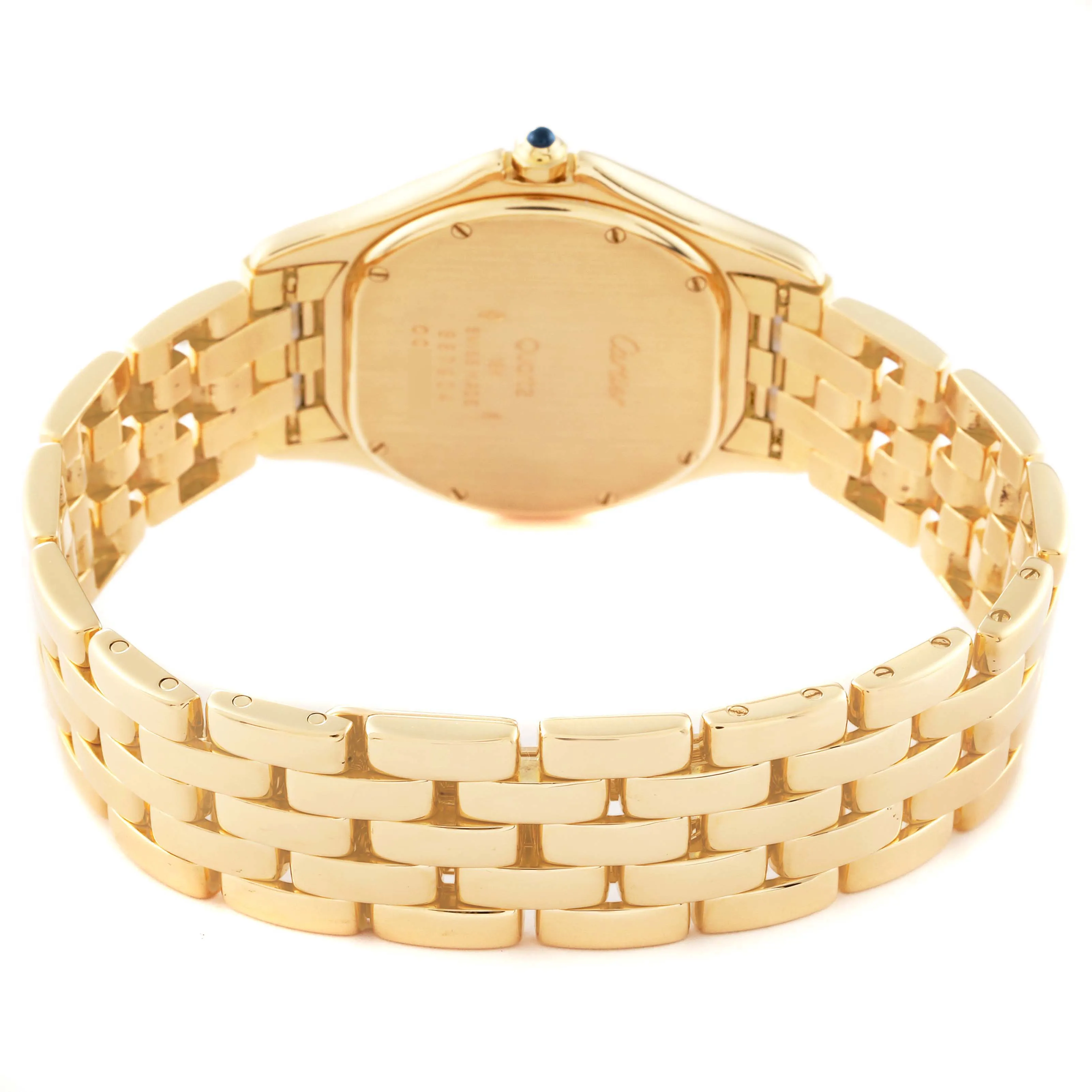 Cartier Cougar 887904 33mm Yellow gold and 18k yellow gold Silver 6