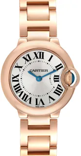 Cartier Ballon Bleu W69002Z2 Rose gold Silvered opaline