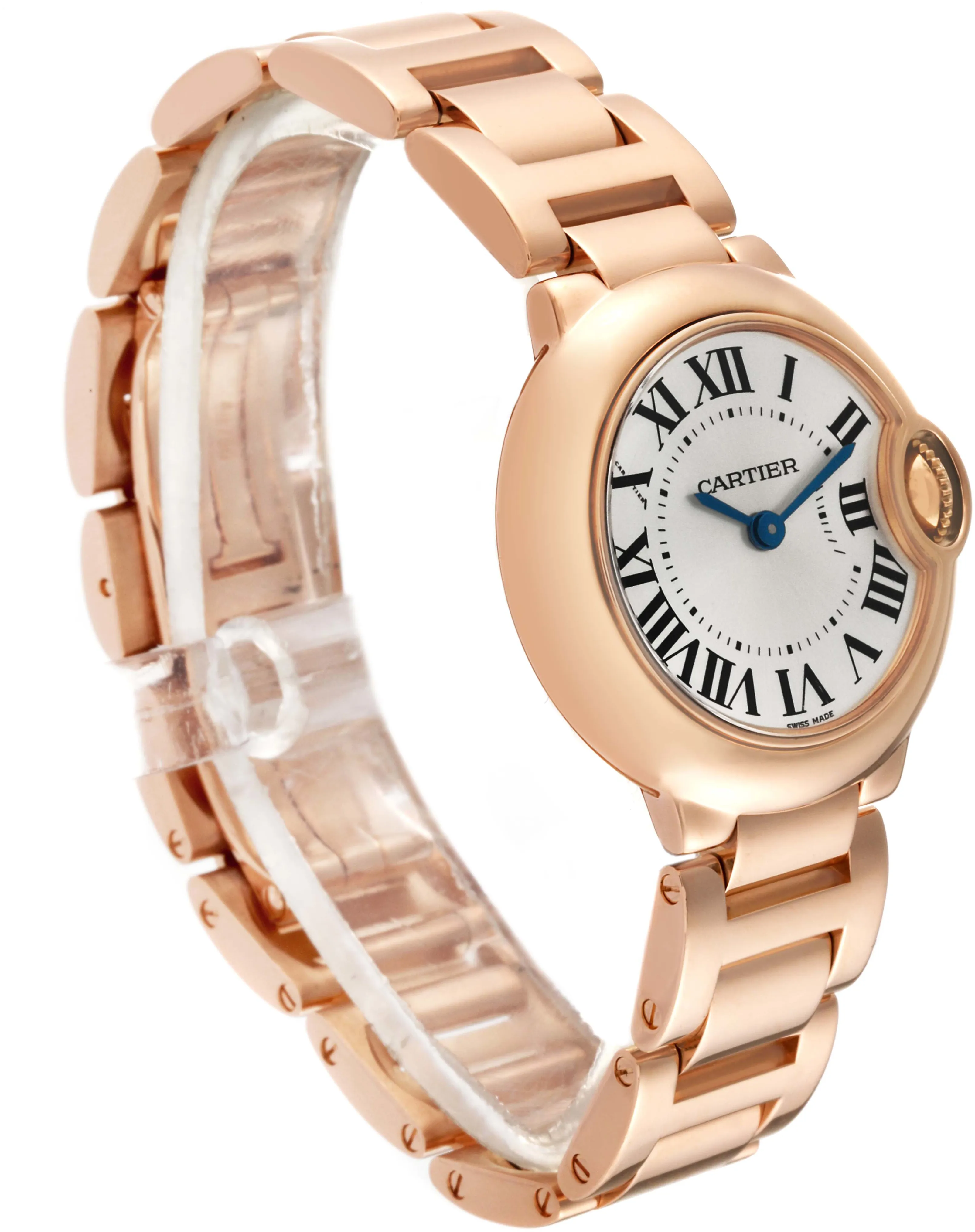 Cartier Ballon Bleu W69002Z2 28.6mm Rose gold and 18k rose gold Silver 2