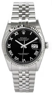 Rolex Datejust P16014BRJ Stainless steel Black