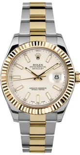 Rolex Datejust II 116333IX Stainless steel White