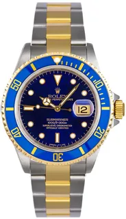 Rolex Submariner 16613L Stainless steel Blue