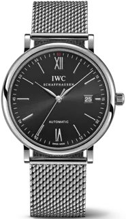 IWC Portofino IW356506 Stainless steel Black