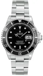 Rolex Submariner P16610 Stainless steel Black