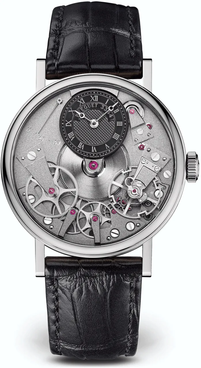 Breguet Tradition 7027BB/G9/9V6 37mm White gold and 18k white gold Black