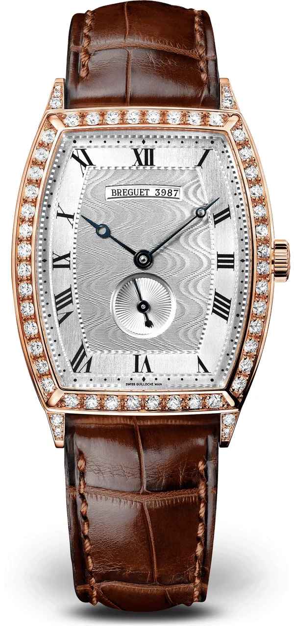 Breguet Héritage 3661BR/12/984.DD00 35mm Rose gold and 18k rose gold Silver