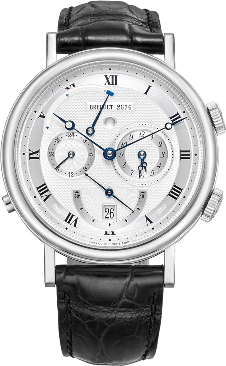 Breguet Classique 5707BB/12/9V6 39mm White gold and 18k white gold Silver