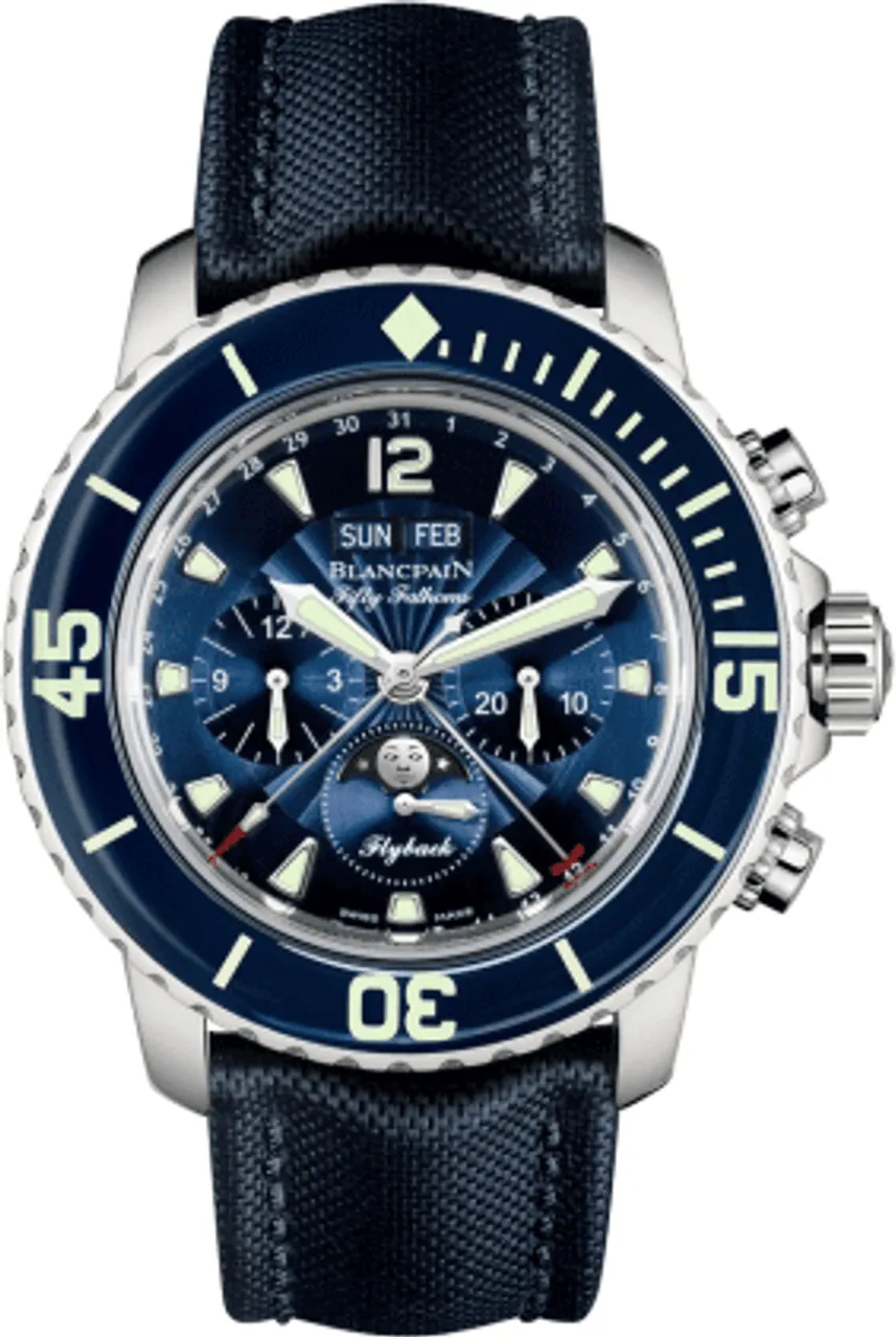 Blancpain Fifty Fathoms 5066f-1140-52b 45mm Stainless steel Blue