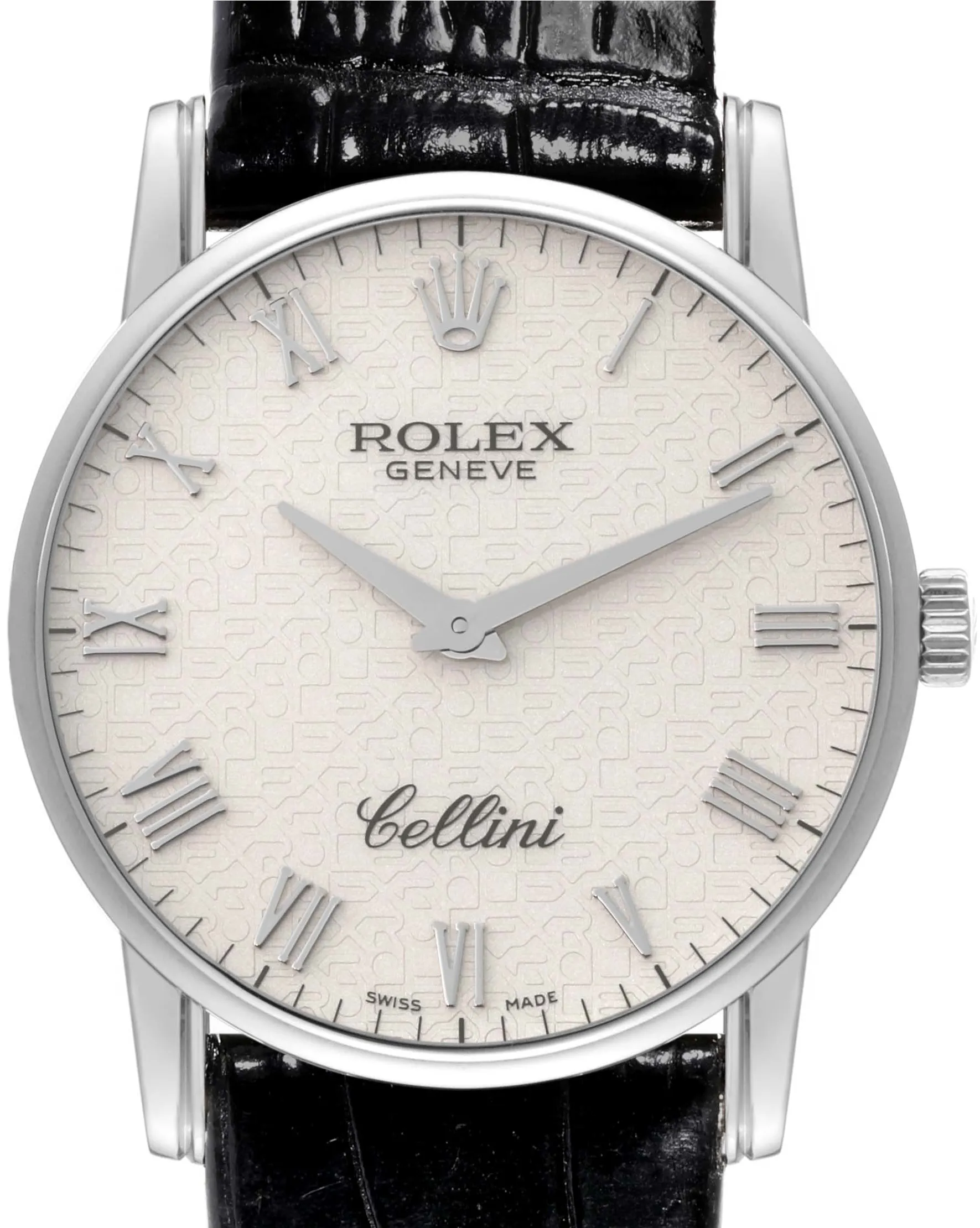 Rolex Cellini 5116/9 32mm White gold and 18k white gold Ivory jubilee anniversary