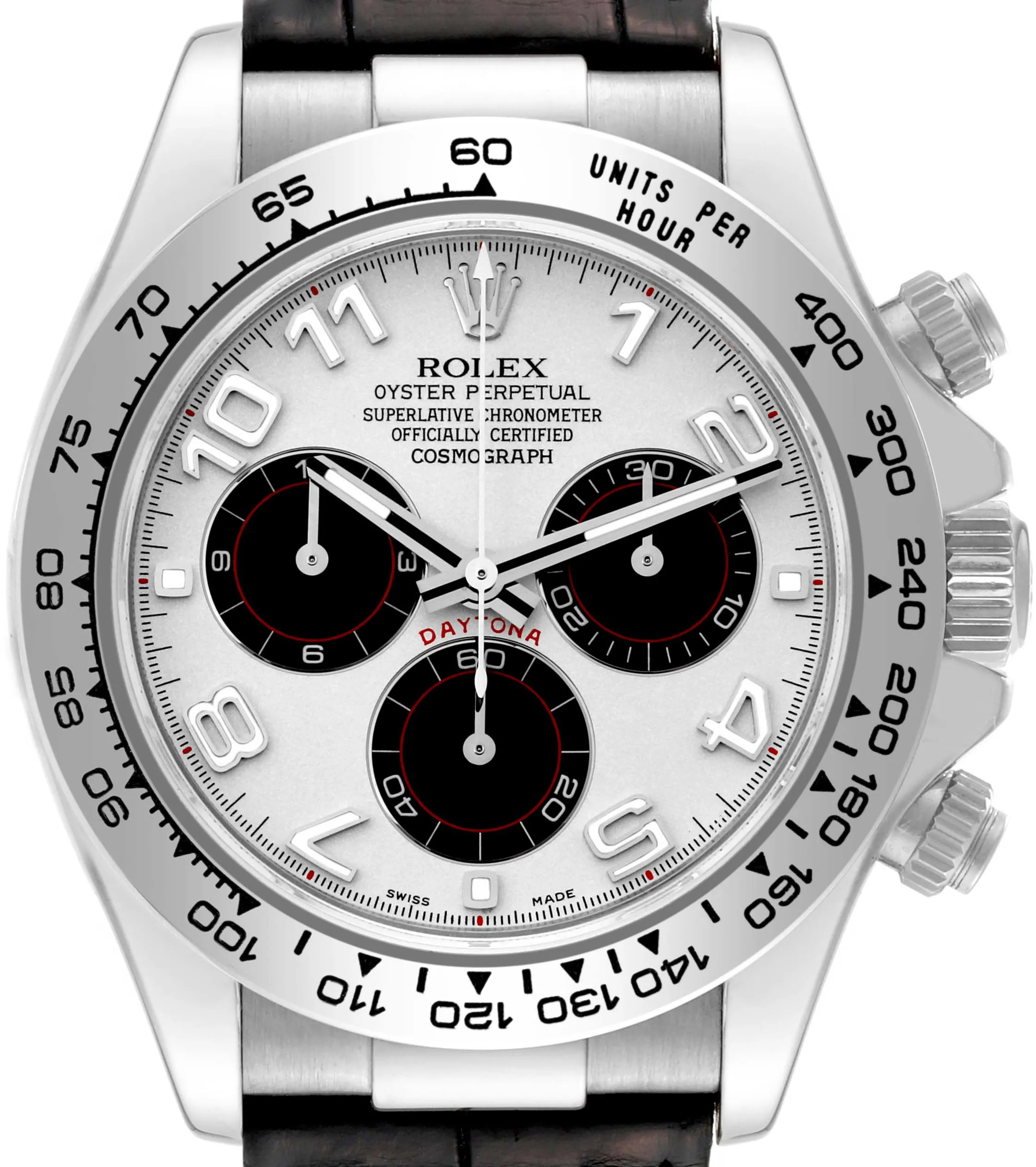 Rolex Daytona 116519 40mm White gold and 18k white gold Silver