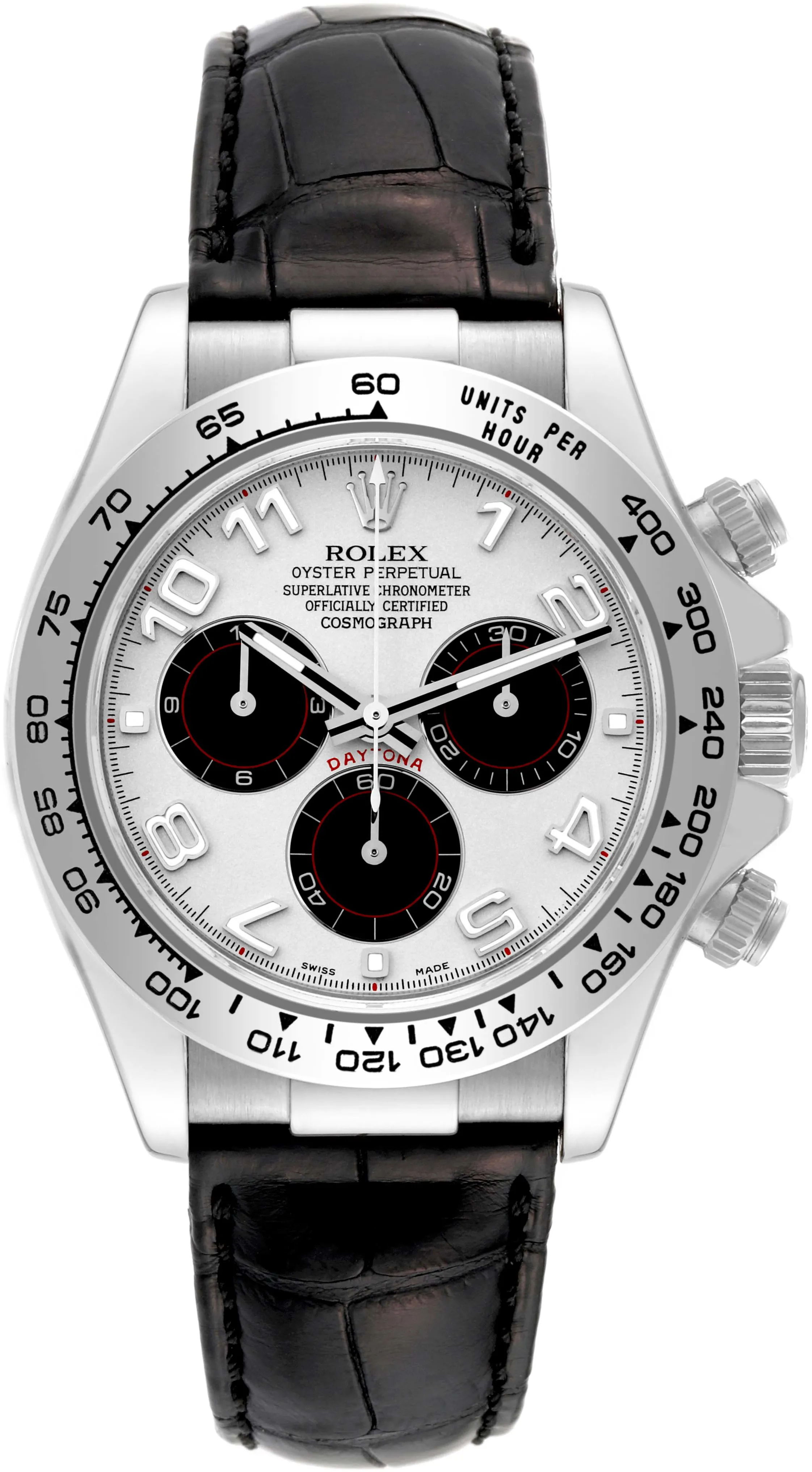 Rolex Daytona 116519 40mm White gold and 18k white gold Silver 1