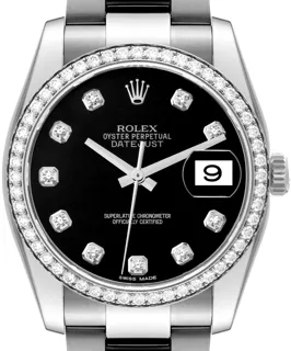 Rolex Datejust 36 116244 Stainless steel Black