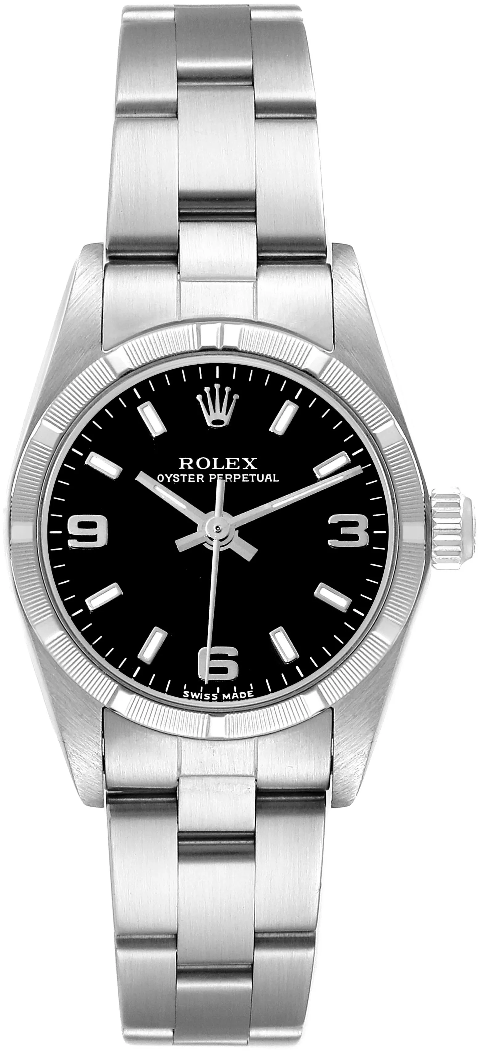 Rolex Oyster Perpetual 76030 24mm Stainless steel Black