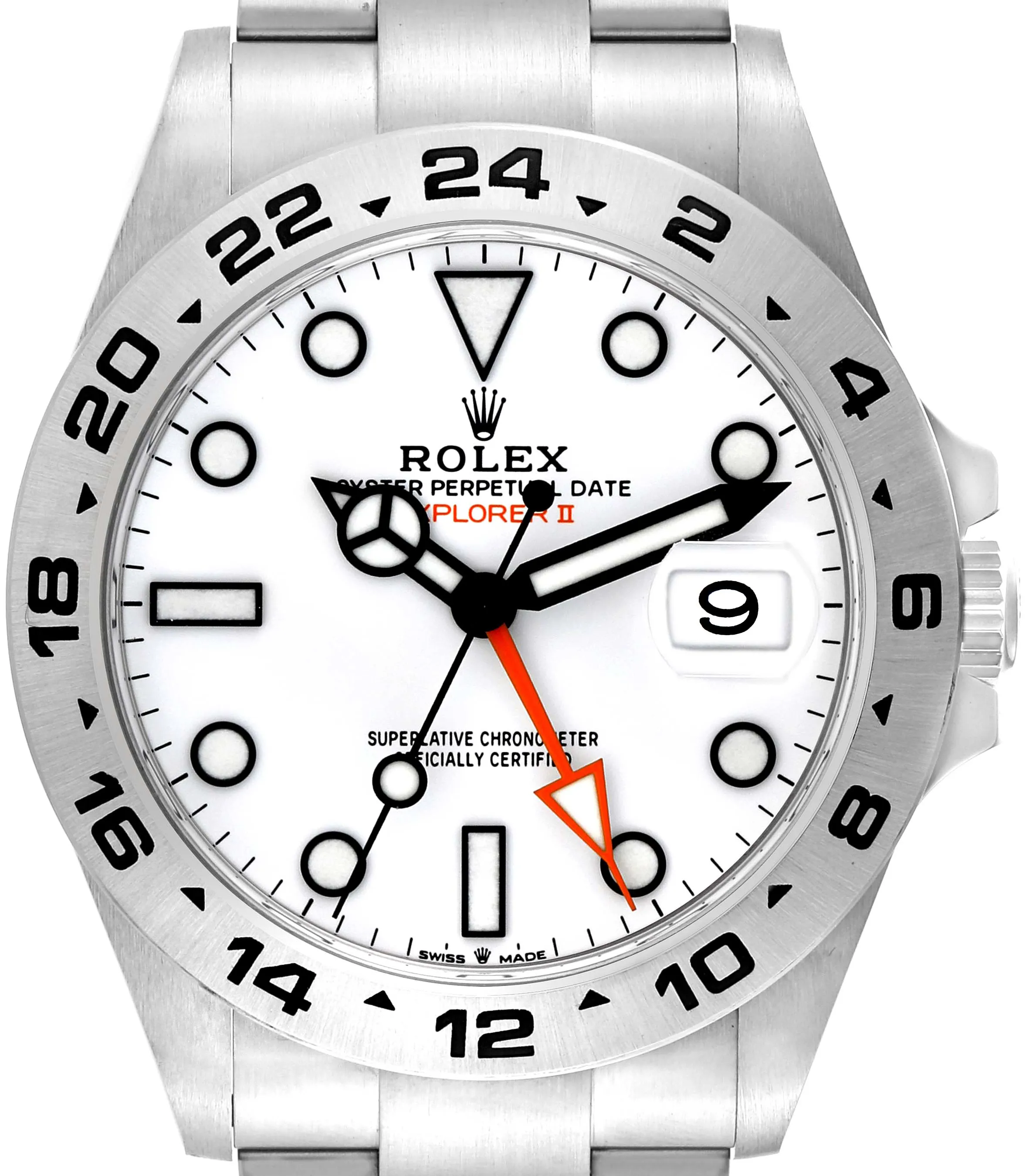 Rolex Explorer II 226570 42mm Stainless steel White