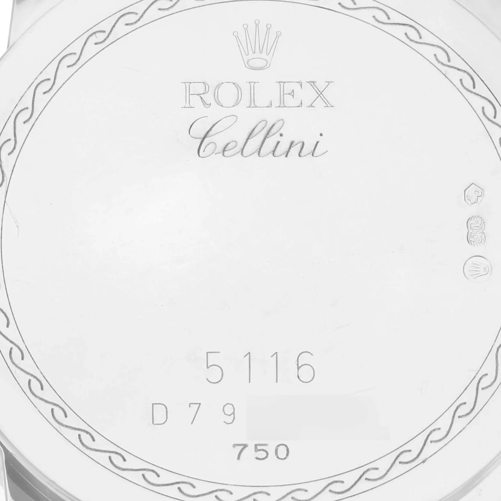 Rolex Cellini 5116/9 32mm White gold and 18k white gold Ivory 6