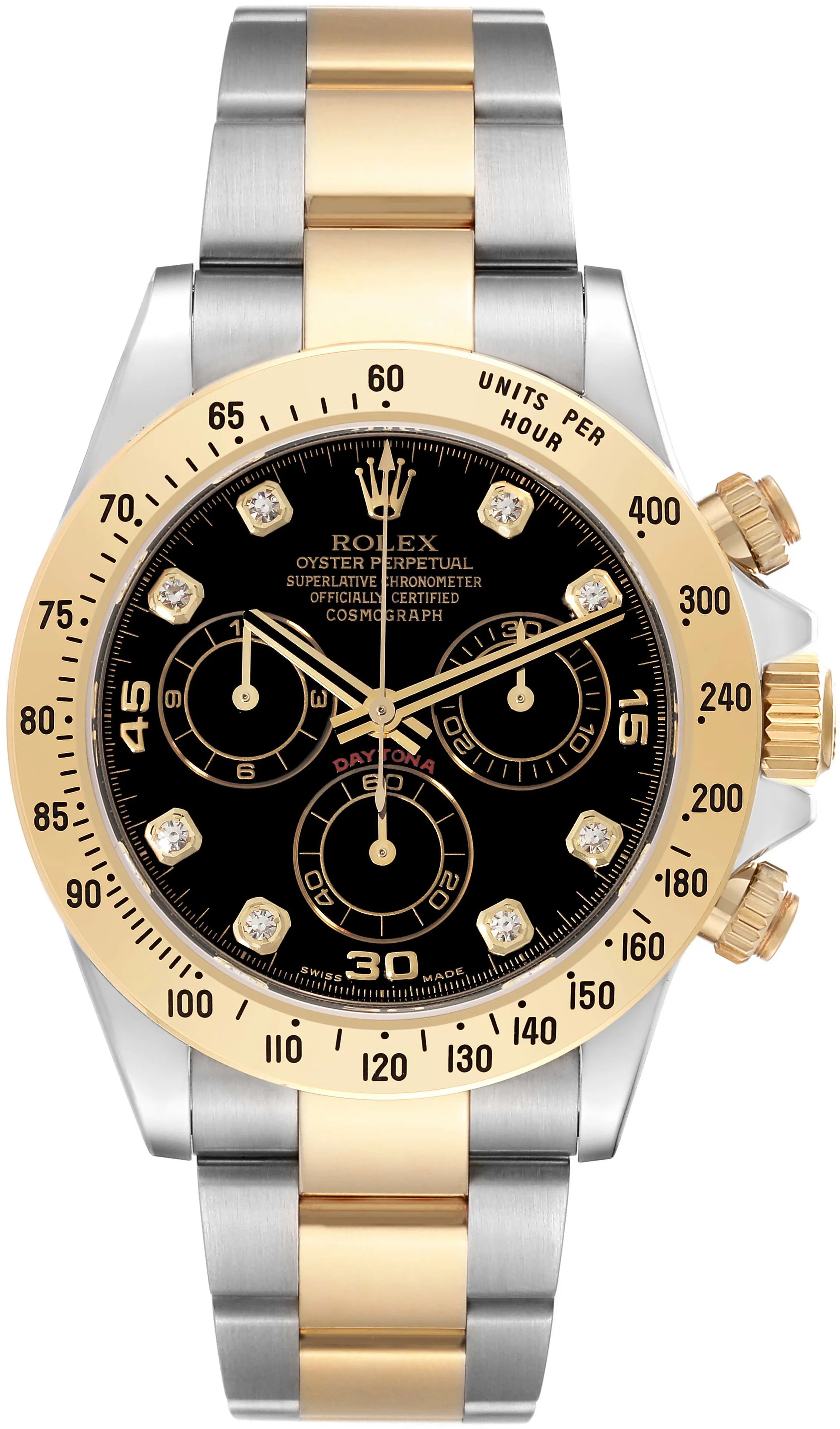 Rolex Daytona 116523 40mm Yellow gold and Stainless steel and 18k yellow gold Black 1